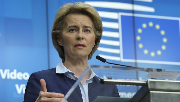 Ursula von der Leyen /OLIVIER HOSLET / POOL /PAP/EPA