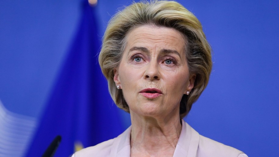 Ursula von der Leyen /ARIS OIKONOMOU/POOL /PAP/EPA