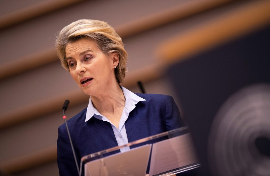 Ursula von der Leyen /JOHN THYS/POOL /PAP/EPA