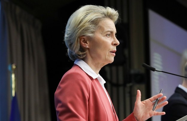 Ursula von der Leyen /OLIVIER HOSLET / POOL /PAP/EPA