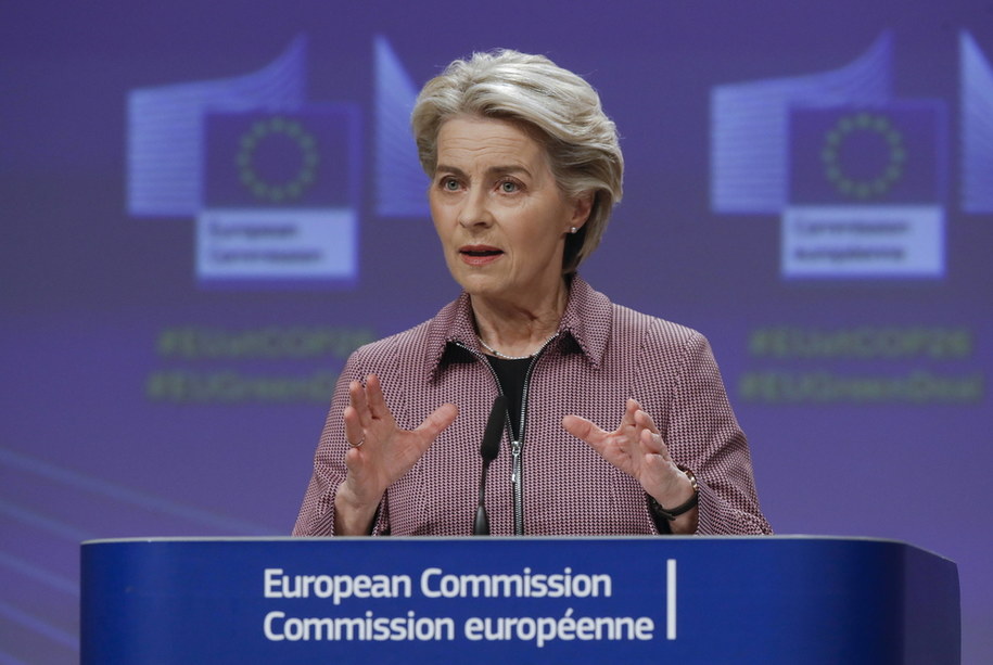 Ursula von der Leyen /OLIVIER HOSLET /PAP/EPA