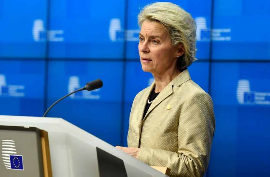 Ursula von der Leyen /GEERT VANDEN WIJNGAERT / POOL /PAP/EPA