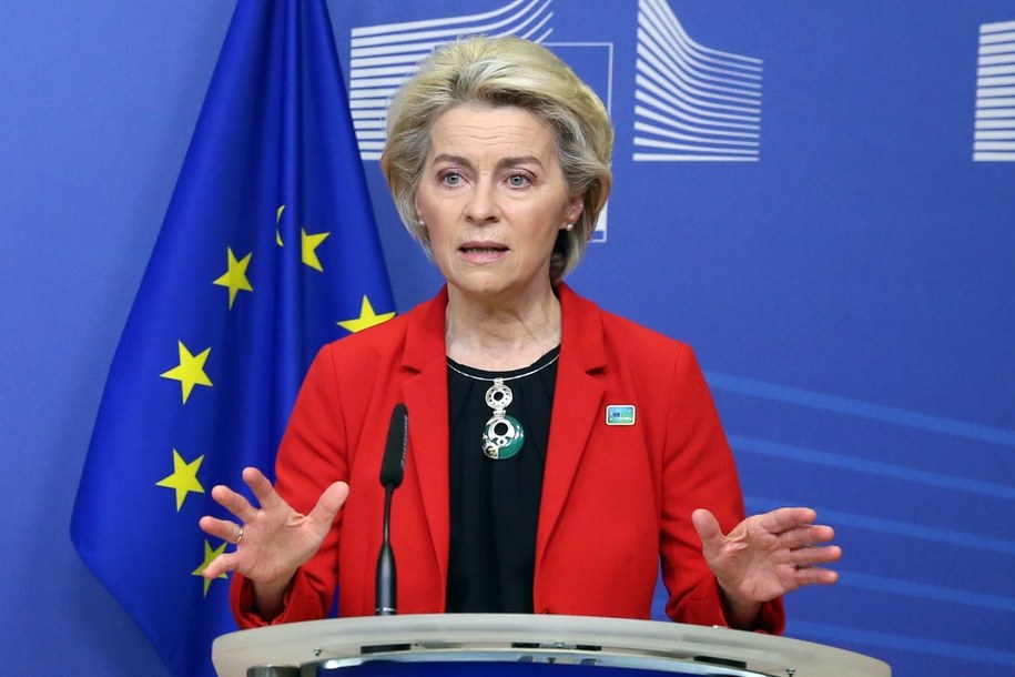 Ursula von der Leyen /FRANCOIS WALSCHAERTS / POOL /PAP/EPA