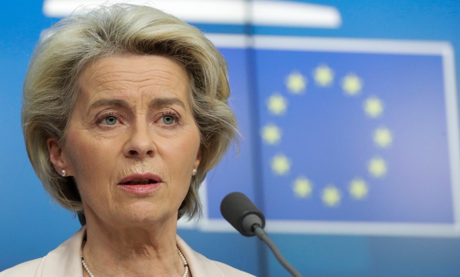 Ursula von der Leyen /OLIVIER HOSLET /PAP/EPA