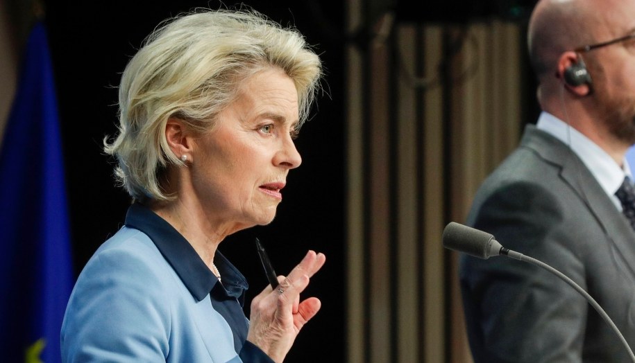 Ursula von der Leyen /OLIVIER HOSLET /PAP/EPA
