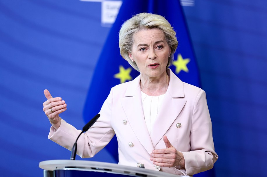 Ursula von der Leyen /KENZO TRIBOUILLARD / POOL /PAP/EPA