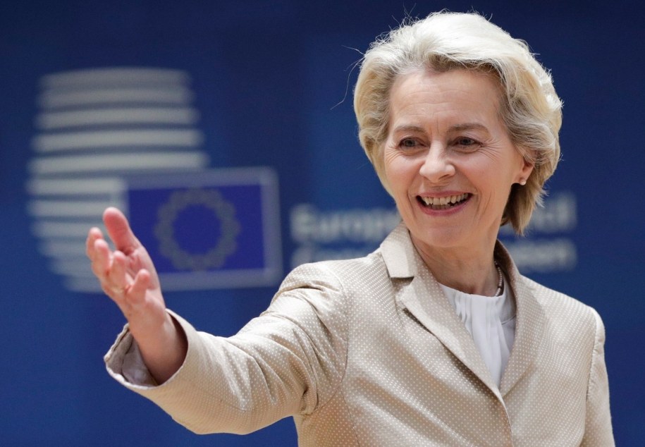 Ursula von der Leyen /OLIVIER HOSLET /PAP/EPA