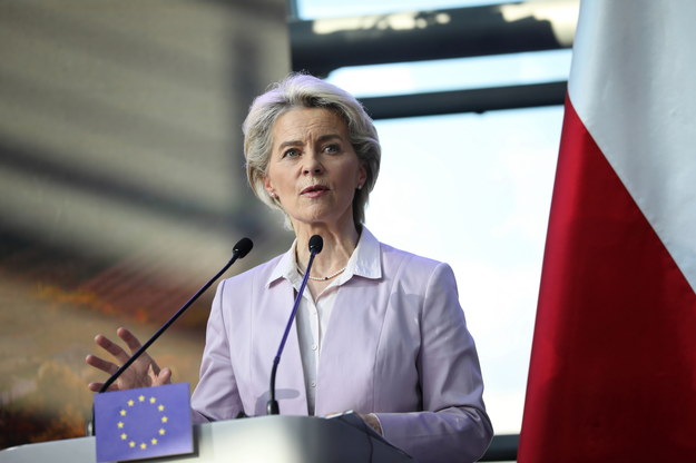 Ursula von der Leyen / 	Leszek Szymański    /PAP