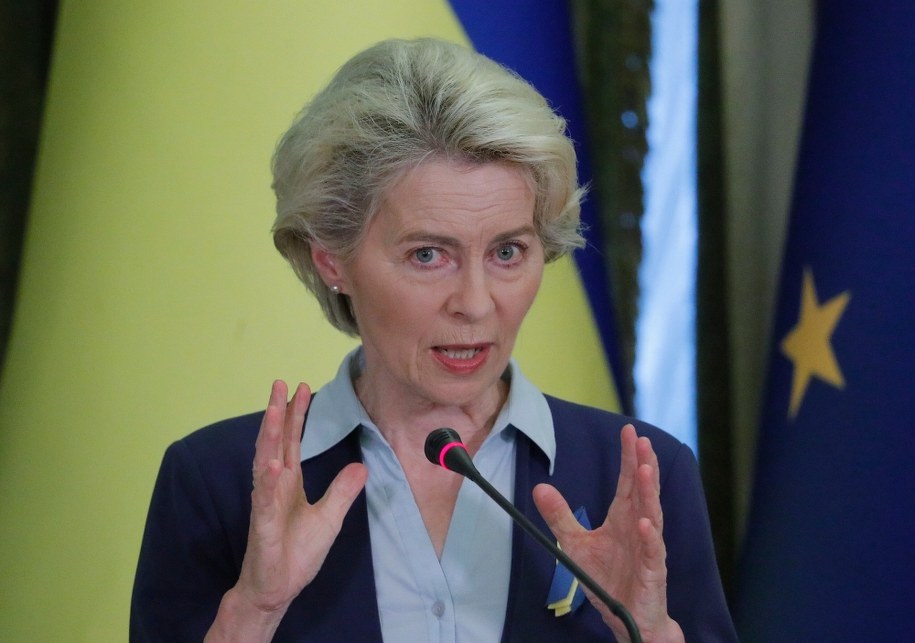 Ursula von der Leyen /SERGEY DOLZHENKO /PAP/EPA