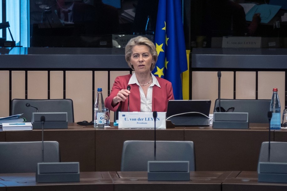 Ursula von der Leyen //CHRISTOPHE PETIT TESSON /PAP/EPA