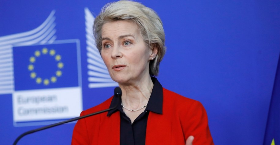 Ursula von der Leyen /OLIVIER HOSLET /PAP/EPA