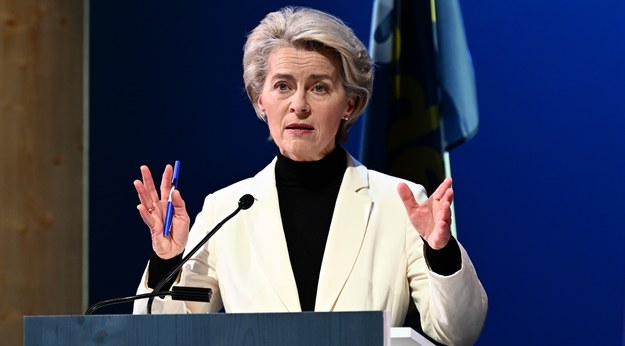 Ursula von der Leyen /Jonas Ekstromer SWEDEN OUT /PAP/EPA