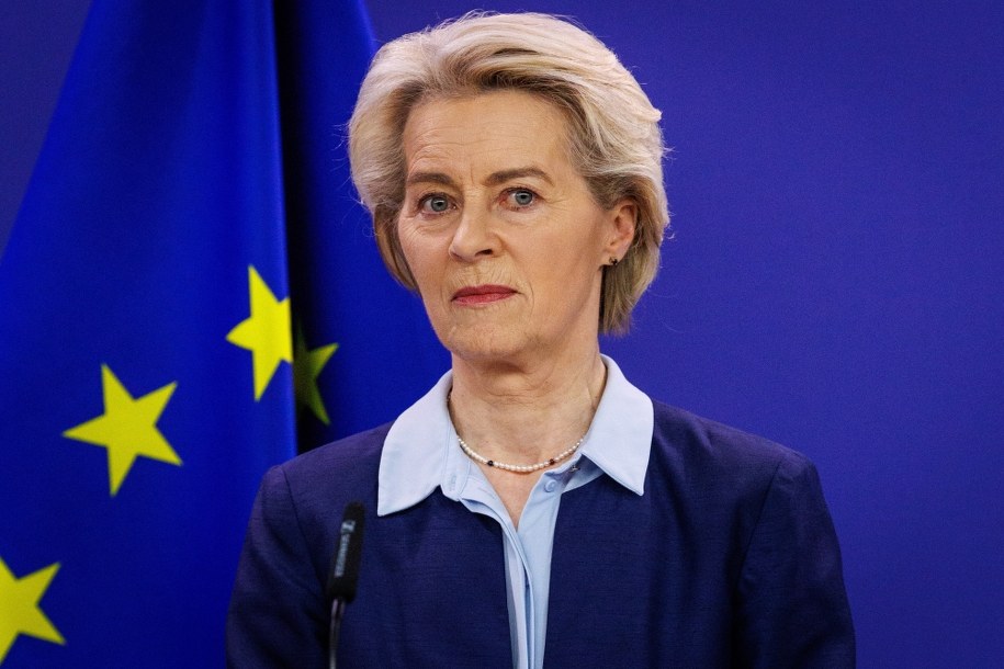 Ursula von der Leyen /OLIVIER MATTHYS    /PAP/EPA