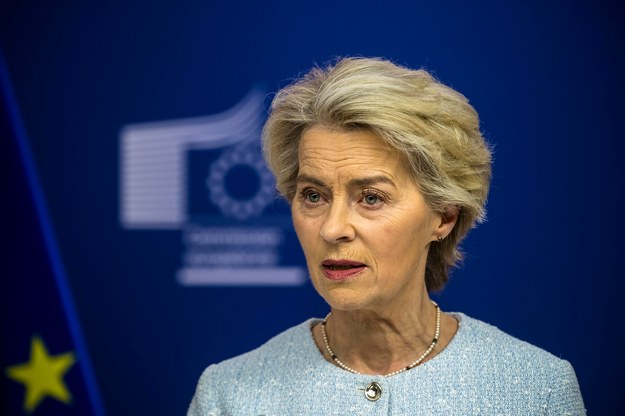 Ursula von der Leyen / 	Wiktor Dąbkowski    /PAP