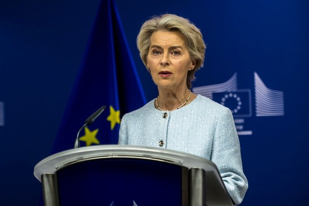 Ursula von der Leyen / 	Wiktor Dąbkowski    /PAP