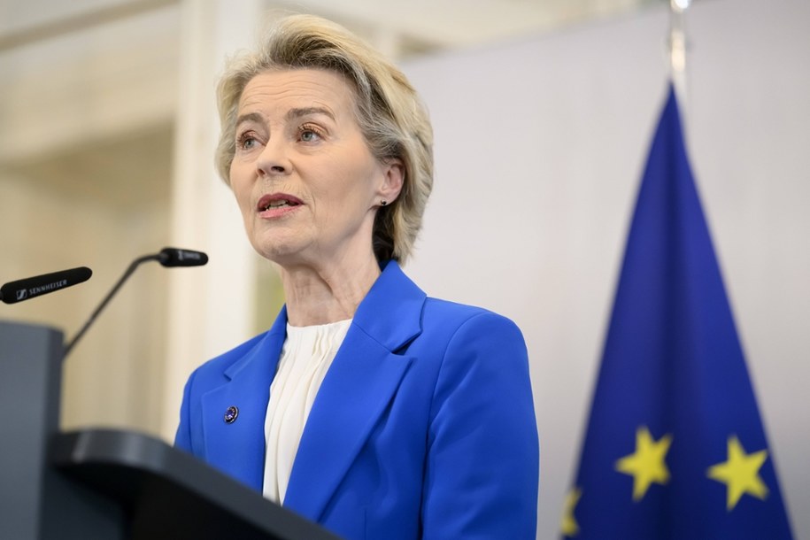 Ursula von der Leyen /ANTHONY ANEX /PAP/EPA