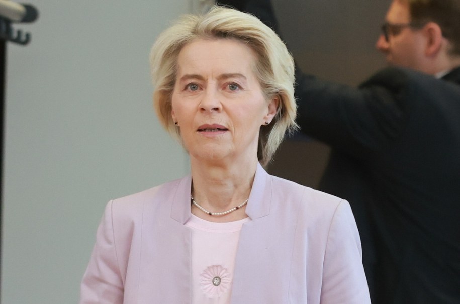 Ursula von der Leyen /PAP/EPA/OLIVIER HOSLET /PAP