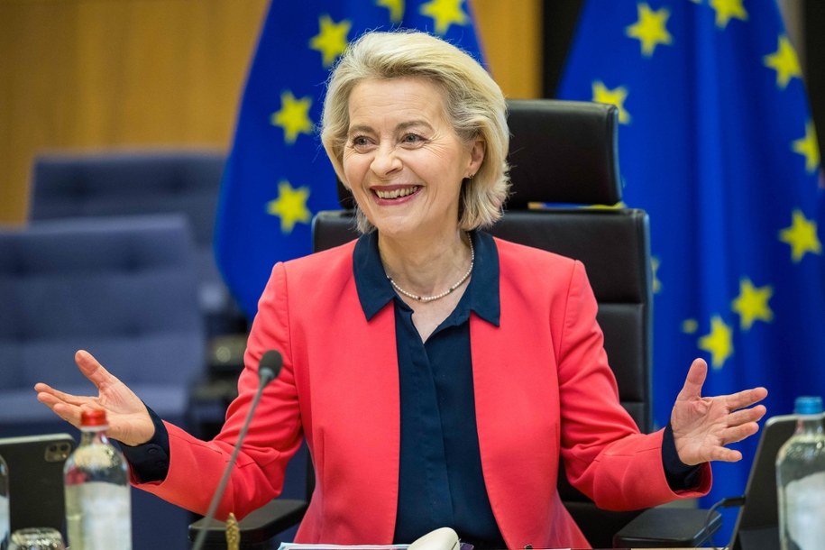 Ursula von der Leyen /Wiktor Dąbkowski /PAP/EPA