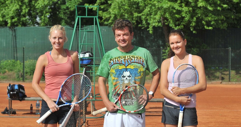 Urszula Radwańska, Robert Radwański, Agnieszka Radwańska /Michał Klag /Reporter