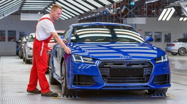 Uruchomienie produkcji nowego Audi TT na Węgrzech. /Audi