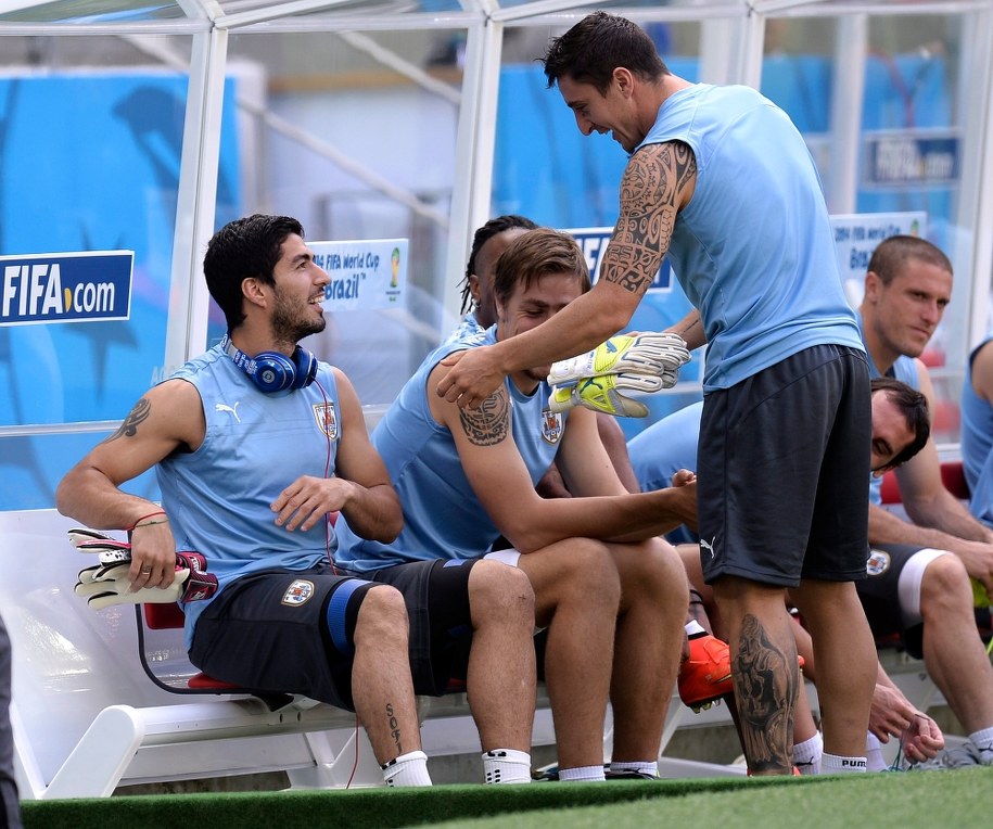 Urugwajczycy, zwani też "Urusi" /GEORGI LICOVSKI /PAP/EPA