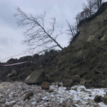 Urząd Morski ostrzega: W najbliższych dniach kolejne osunięcia orłowskiego klifu