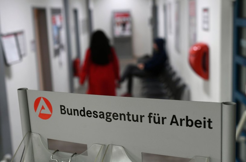 Urząd pracy w Niemczech /Ina Fassbender /AFP
