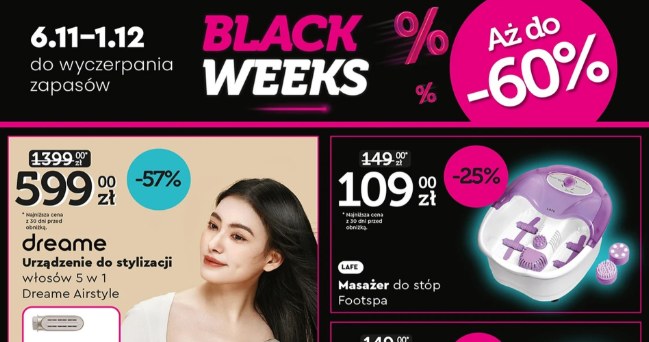 Urządzenia do stylizacji włosów na Black Friday w Biedronka Home! /Biedronka Home /INTERIA.PL