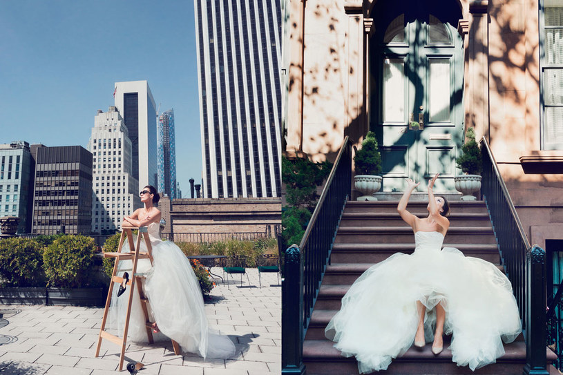 "Urządzenie wystawnego przyjęcia weselnego na Manhattanie po prostu nie może być tanie..." /Agnieszka Serafin-Woźniak /Wedding