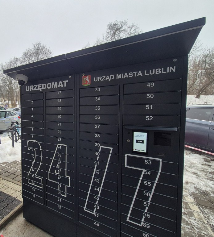 Urzędomat, który stanął przy ul. Czechowskiej /Urząd Miasta Lublin /