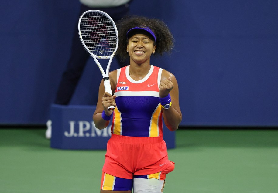 US Open: Trzeci wielkoszlemowy finał Naomi Osaki i drugi w Nowym Jorku /JUSTIN LANE /PAP/EPA