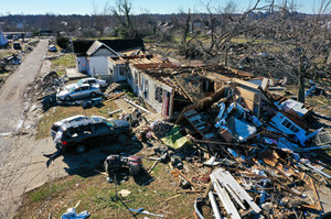USA: Brak miejsc w kostnicach w Kentucky. Powodem tornado