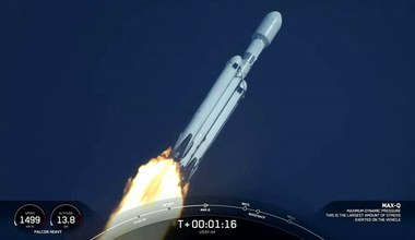 USA. Najpotężniejsza rakieta świata poleciała w kosmos