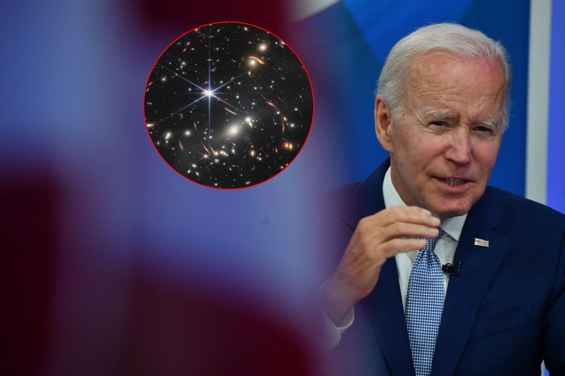 USA. Pokazano pierwsze zdjęcie z Kosmicznego Teleskopu Jamesa Webba /NICHOLAS KAMM/AFP/East News /East News
