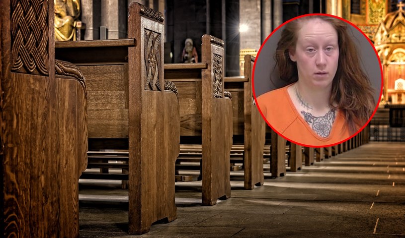 USA: Półnaga kobieta wbiegła do kościoła. Zniszczyła figurę Jezusa