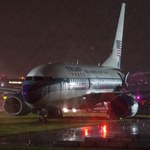 USA: Samolot z kandydatem na wiceprezydenta wypadł z pasa na lotnisku w Nowym Jorku
