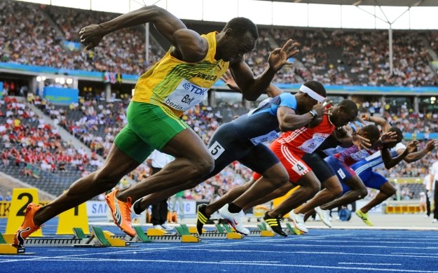 Usain Bolt jest aktualnie najszybszym człowiekiem na świecie /AFP