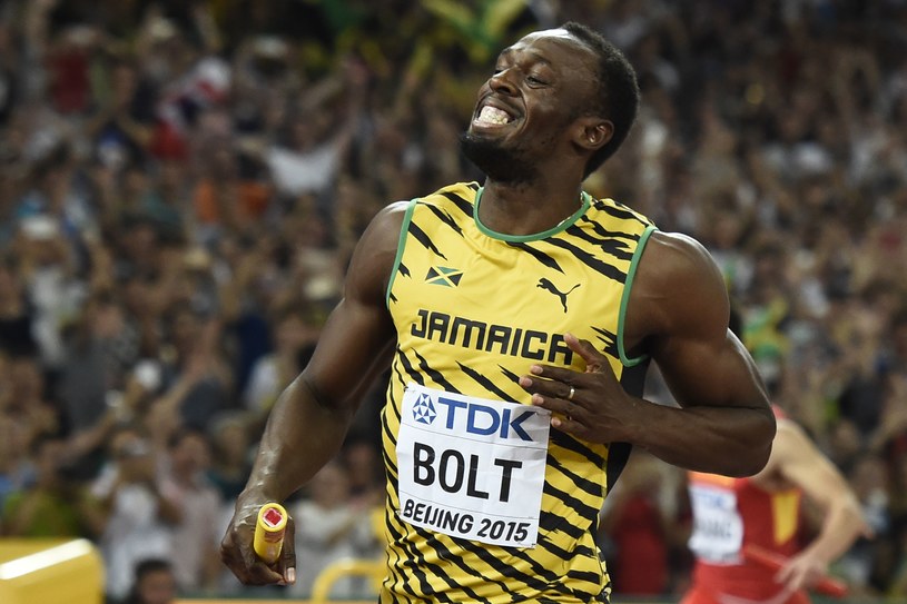 Usain Bolt "ustrzelił" sprinterskiego hat-tricka /AFP