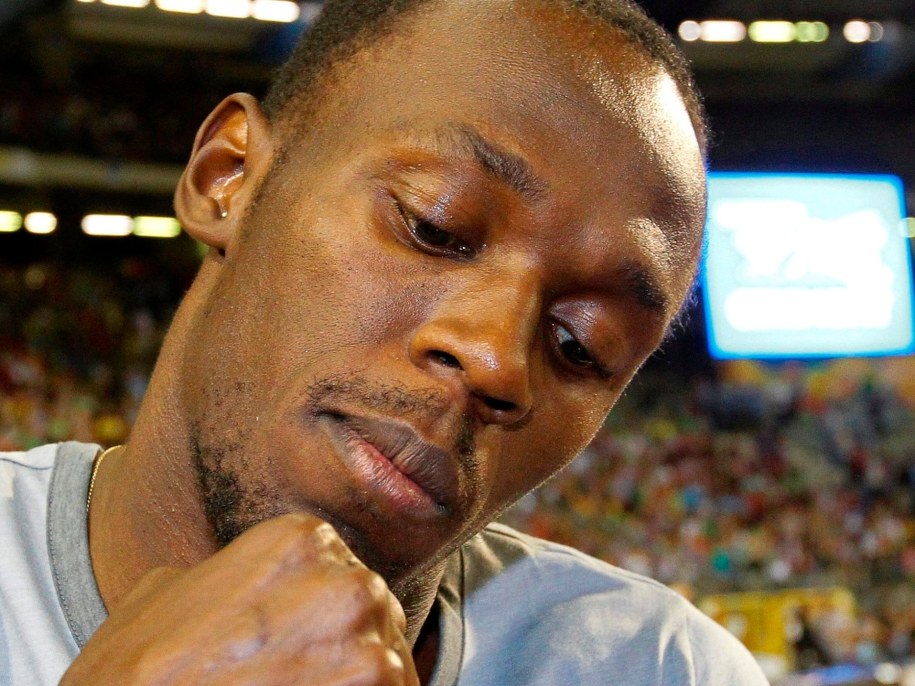 Usain Bolt /THIERRY ROGE   /PAP/EPA