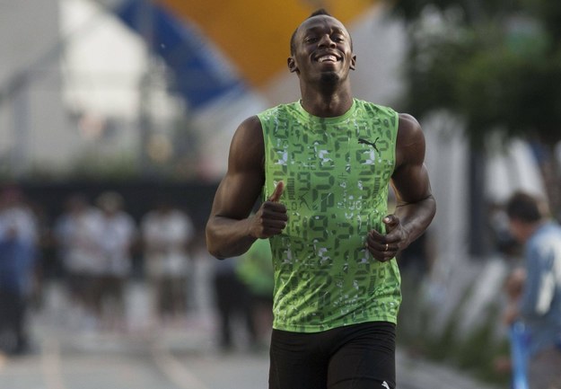 Usain Bolt /Photoshot/Martin Zabala /PAP