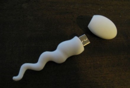 USB w formie plemnika - czego to ludzie nie wymyślą... /Gadżetomania.pl