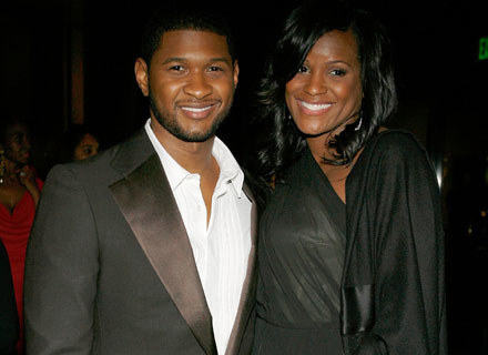 Usher z żoną - fot. Frank Micelotta /Getty Images/Flash Press Media