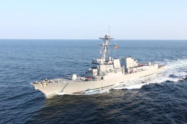 USS Gravely - jeden z okrętów, kótre mogą zaatakować Syrię /AFP