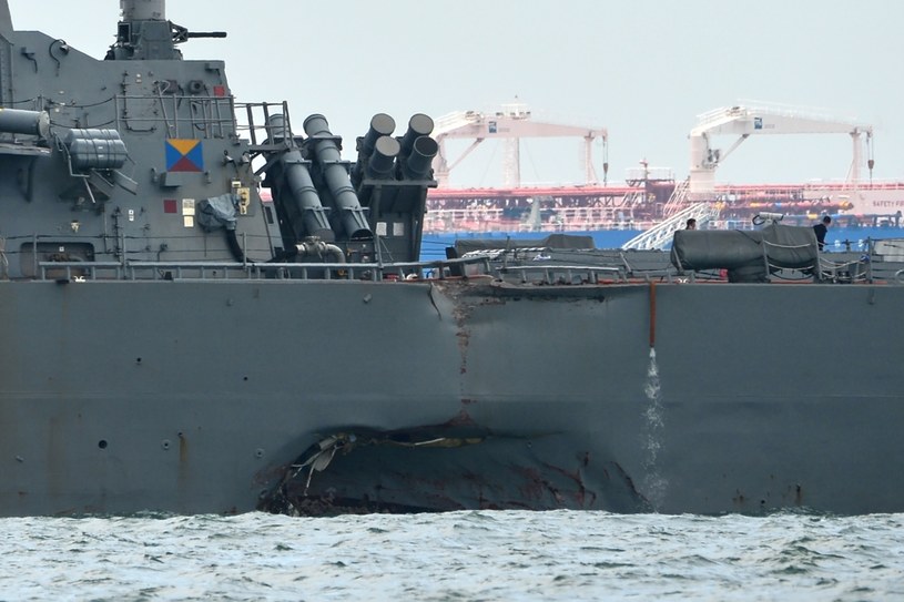 USS John S. McCain /AFP