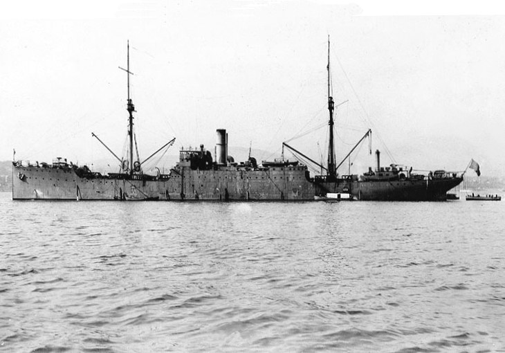 USS "Vestal" - jeden z pierwszych okrętów warsztatowych /US NAVY /INTERIA.PL/materiały prasowe