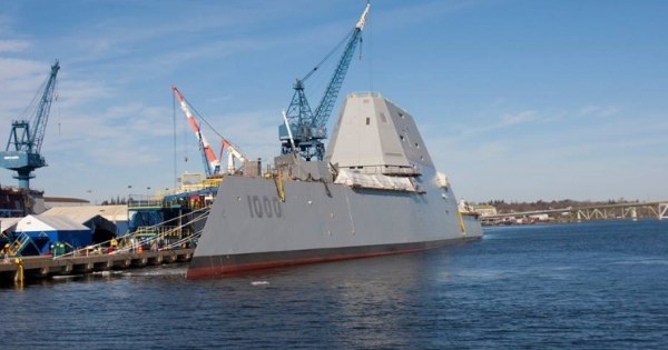 USS Zumwalt.  Fot. General Dynamics Bath Iron Works /materiały prasowe