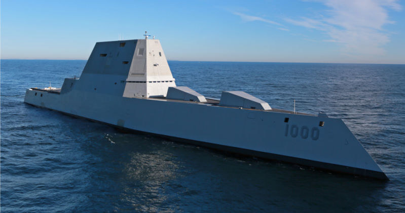 USS "Zumwalt" /INTERIA.PL/materiały prasowe