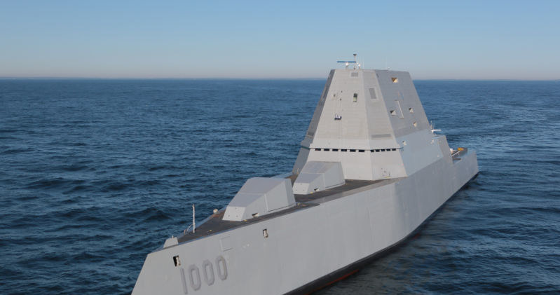 USS "Zumwalt" /INTERIA.PL/materiały prasowe