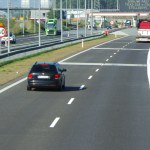 Ustawił na autostradzie tempomat na 140 km/h. Dostał 200 zł i 3 punkty