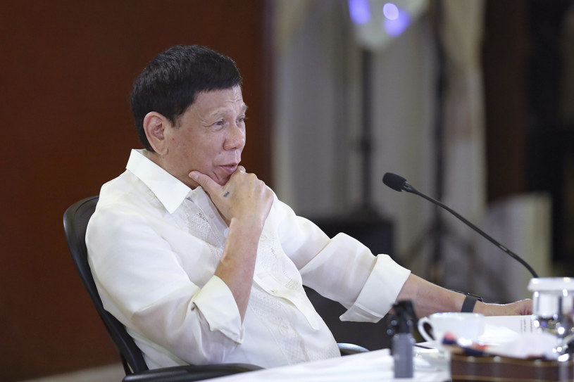 Ustępujący prezydent Filip Rodrigo Duterte /Malacanang Presidential Photographers Division/Associated Press/ /East News